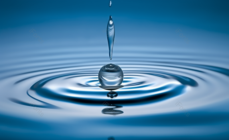 水滴滴入水里荡起波纹素材,高清,摄影图,摄影图片,图片大全,摄影图免费下载